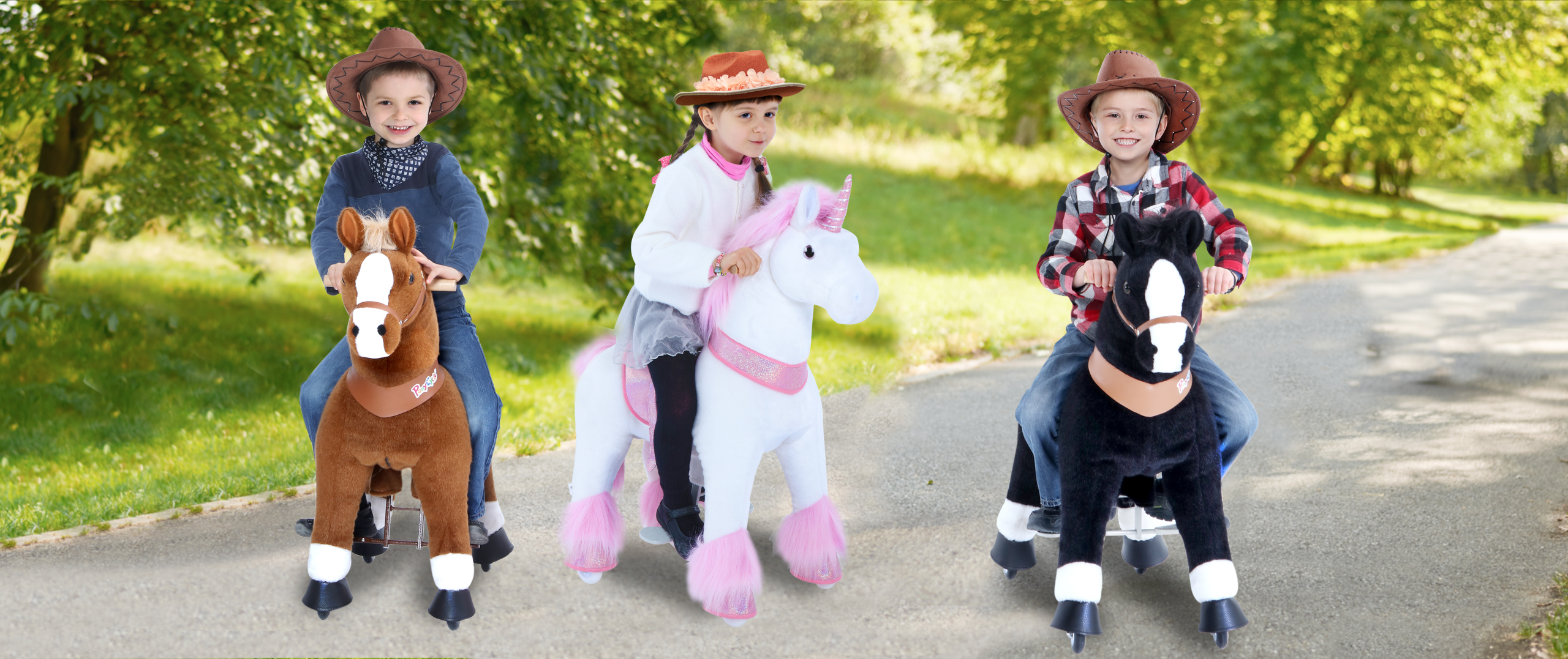 ponycycle ride on horse