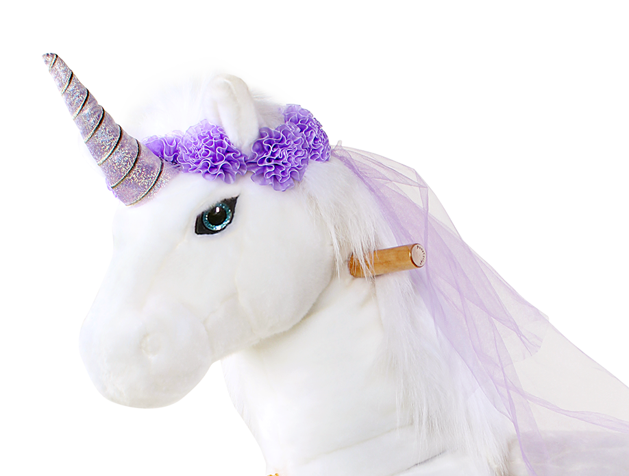 Purple ride on unicorn Mode K PonyCycle official web