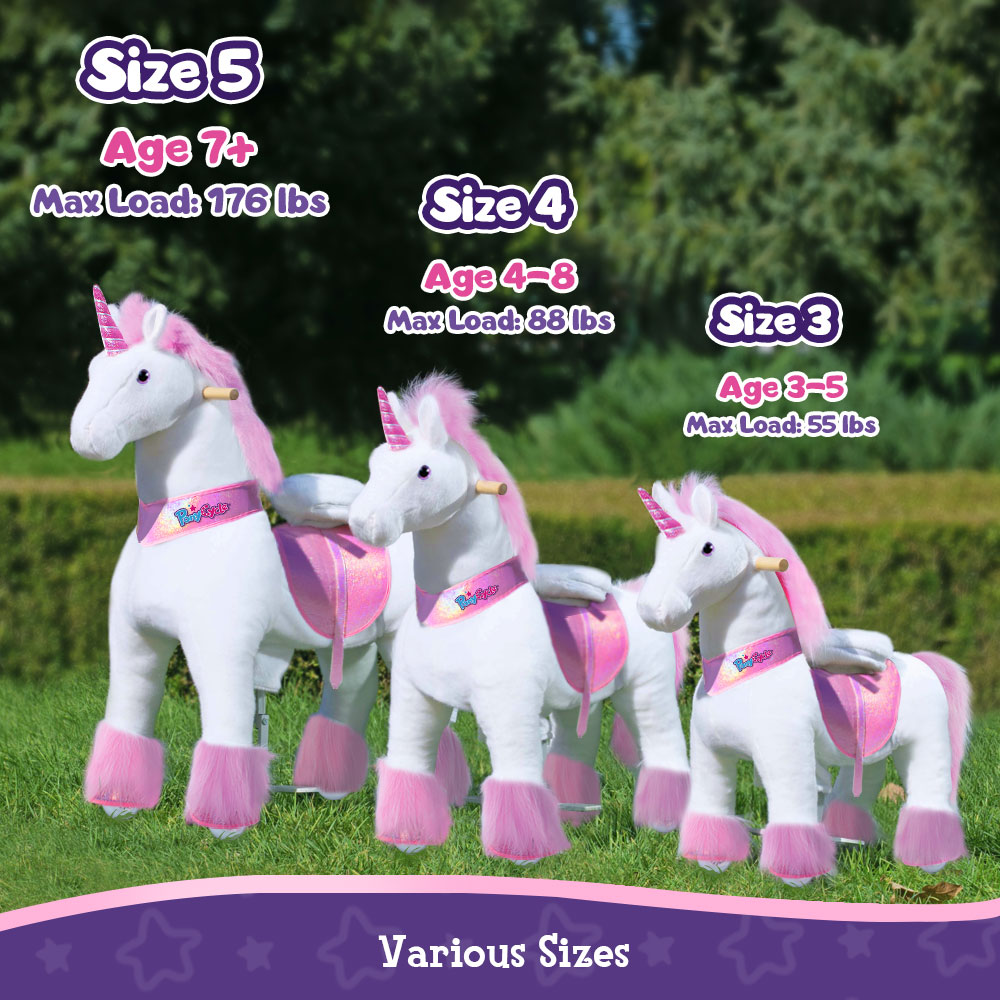 Pink Unicorn Ride on Toy Model U 2021 PonyCycle official web