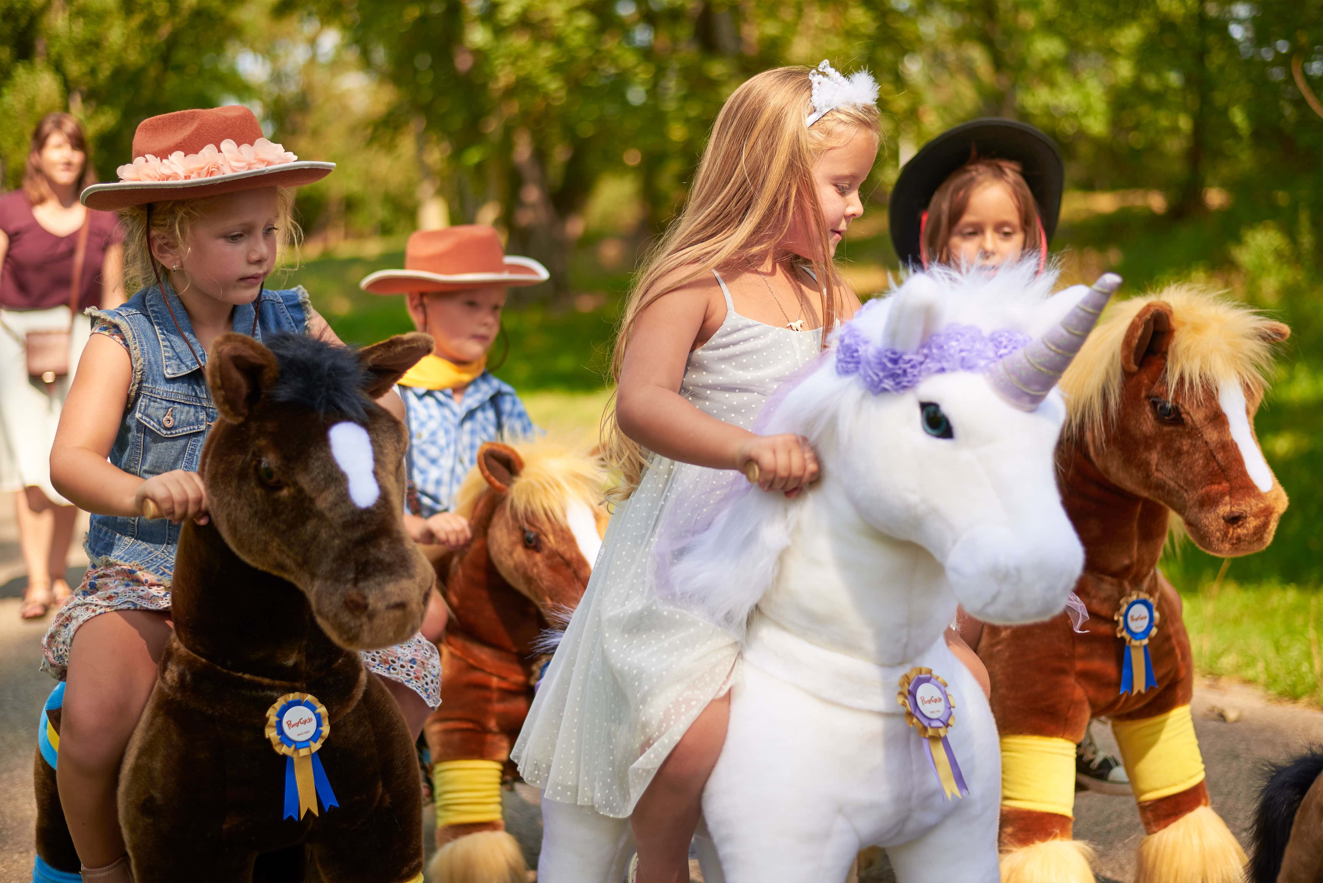 large toy horse that you can ride