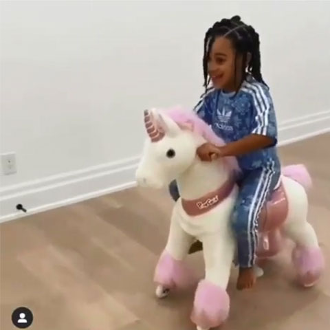 New pet an unicorn ride on toy