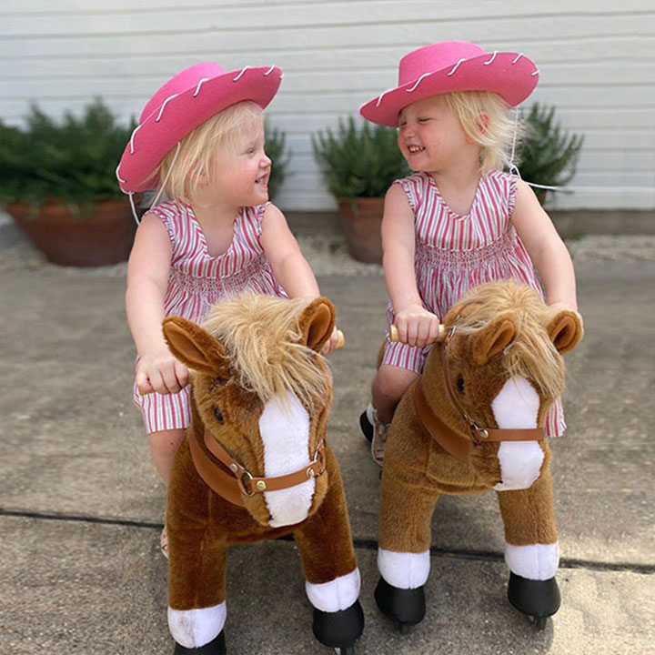 Wild West twins & ponies